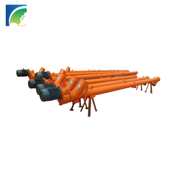 Small Scale Carbon Steel Tube Pipe Type Auger Screw Conveyor For Gravel